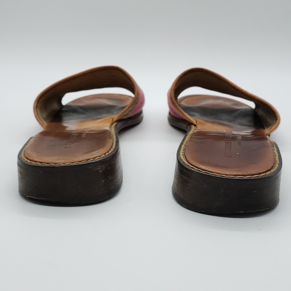 Stubbs & Wootton Embroidered frog slide sandals 10 - Picture 5 of 8